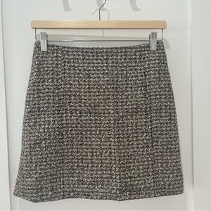 NWT J.Crew Collection A-Line Mini Skirt in Tinsel Tweed